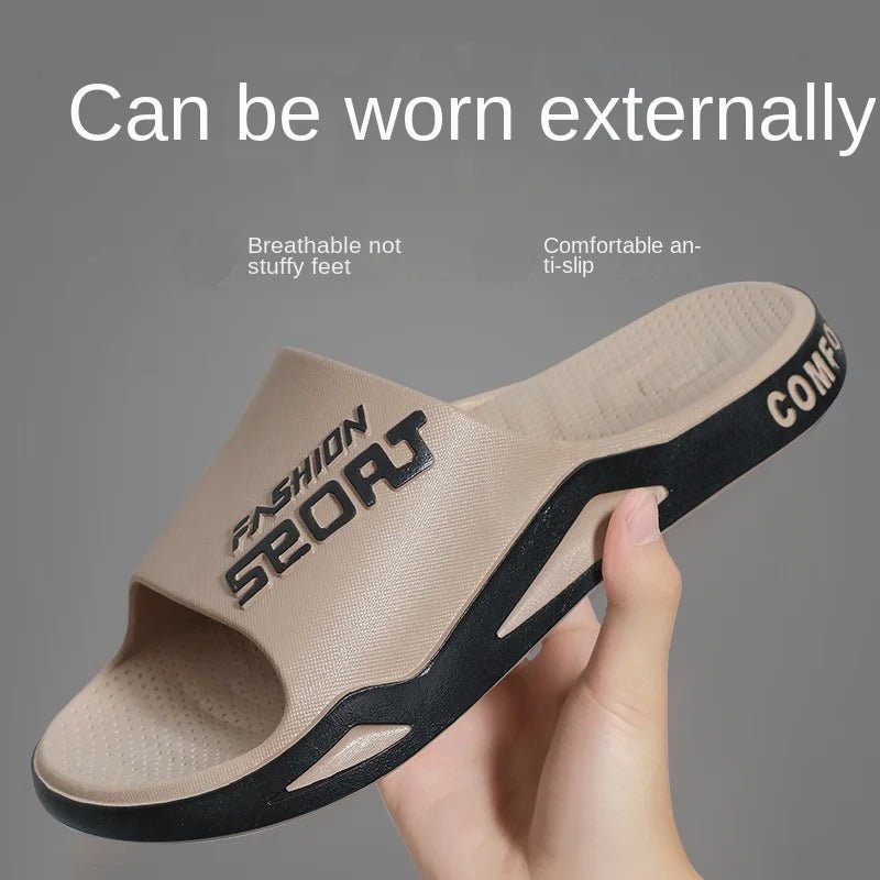 Men's Summer Soft Sole Flip Flops – Fashionable Non - Slip Outdoor & Home Bath Slippers (Plus Sizes Available) by Luxe Ahmar – Available at LUXE AHMAR