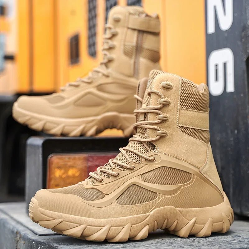Men's Tactical Boots – Autumn Special Forces Field Boots, Lightweight Outdoor Non - Slip Waterproof Shoes, Zapatillas Hombre by Luxe Ahmar – Available at LUXE AHMAR