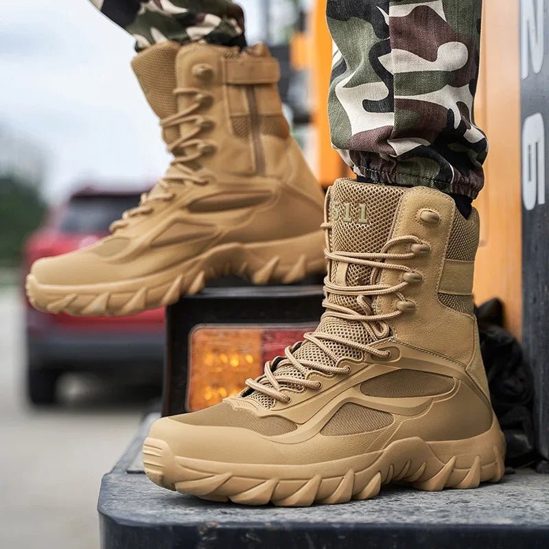 Men's Tactical Boots – Autumn Special Forces Field Boots, Lightweight Outdoor Non - Slip Waterproof Shoes, Zapatillas Hombre by Luxe Ahmar – Available at LUXE AHMAR