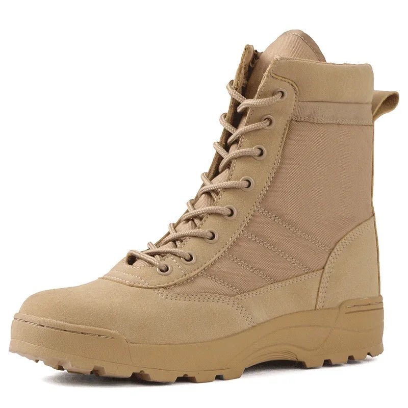 Men’s Tactical Desert Combat Boots – Special Force Hiking Ankle Boots, Outdoor Work Safety Shoes by Luxe Ahmar – Available at LUXE AHMAR