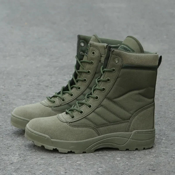 Men’s Tactical Desert Combat Boots – Special Force Hiking Ankle Boots, Outdoor Work Safety Shoes by Luxe Ahmar – Available at LUXE AHMAR