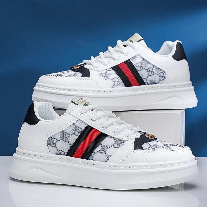 Men's Thick - Soled Skateboard Sneakers – 2025 Lightweight Breathable Anti - Slip Casual Sports Shoes for Spring and Summer by Luxe Ahmar – Available at LUXE AHMAR