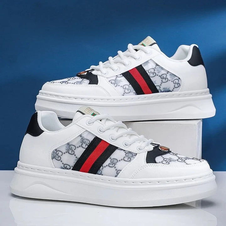 Men's Thick - Soled Skateboard Sneakers – 2025 Lightweight Breathable Anti - Slip Casual Sports Shoes for Spring and Summer by Luxe Ahmar – Available at LUXE AHMAR