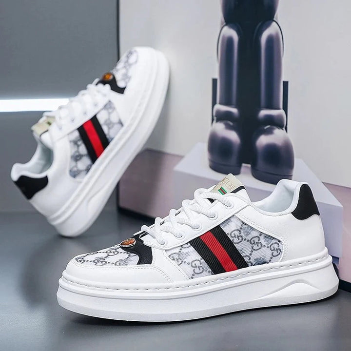 Men's Thick - Soled Skateboard Sneakers – 2025 Lightweight Breathable Anti - Slip Casual Sports Shoes for Spring and Summer by Luxe Ahmar – Available at LUXE AHMAR