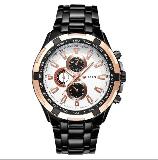 Men's Watch Business Steel Belt Quartz Watch by LUXE AHMAR – Available at LUXE AHMAR
