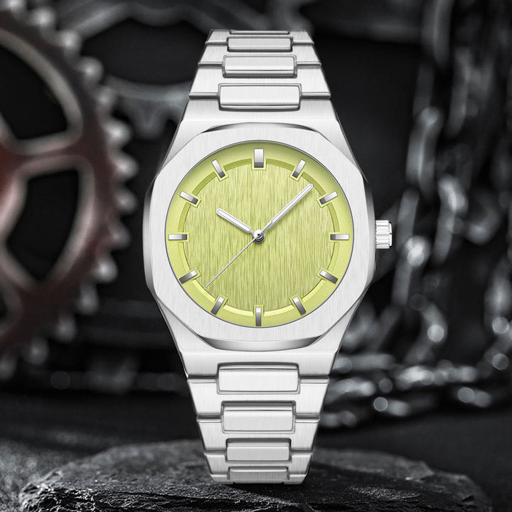 Men's Watch Luxurious And Simple Octagonal Large Dial by LUXE AHMAR – Available at LUXE AHMAR