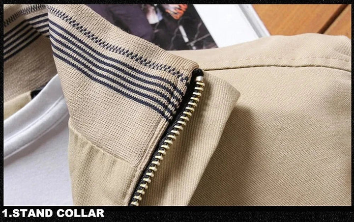 Men's Winter Warm Thickened Fashion Bomber Jacket Casual Solid Color Zipper Top Trend Sports High Quality Coat by Luxe Ahmar – Available at LUXE AHMAR