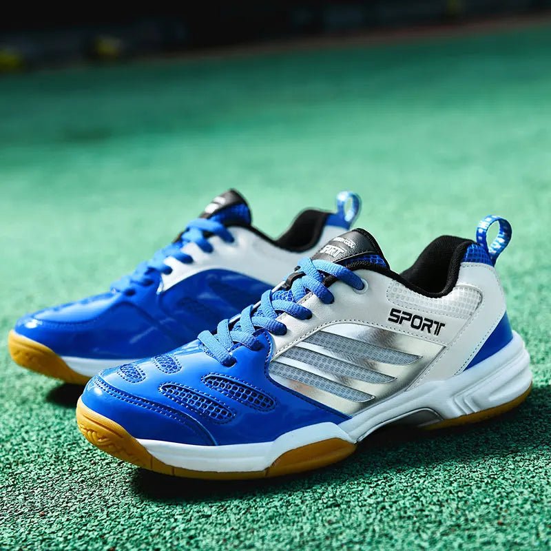 "Men's & Women's Badminton Shoes – Breathable Court Tennis Sneakers for Training, Volleyball, Indoor & Outdoor Sports, Big Size Options" by Luxe Ahmar – Available at LUXE AHMAR