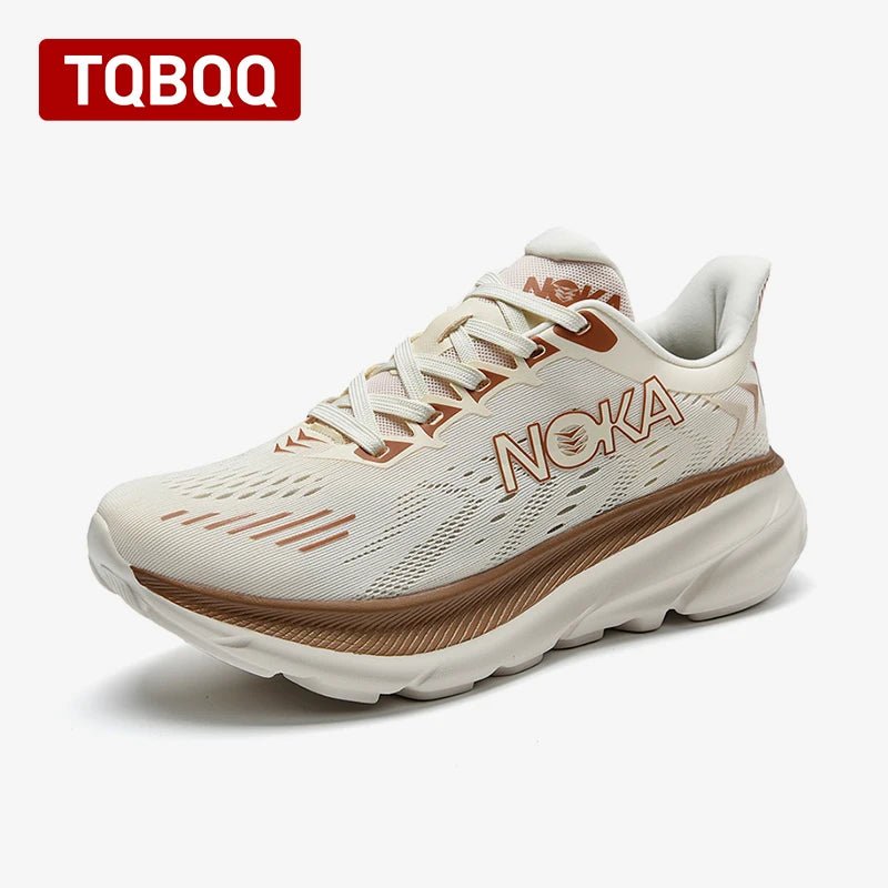 "Men's & Women's Lightweight Carbon Plate Running Shoes – Breathable, Air Cushion Support, Nonskid Elastic Athletic Sneakers for Marathon & Sports" by Luxe Ahmar – Available at LUXE AHMAR