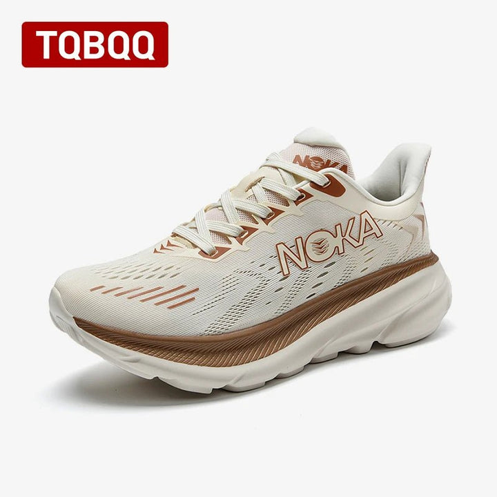 "Men's & Women's Lightweight Carbon Plate Running Shoes – Breathable, Air Cushion Support, Nonskid Elastic Athletic Sneakers for Marathon & Sports" by Luxe Ahmar – Available at LUXE AHMAR