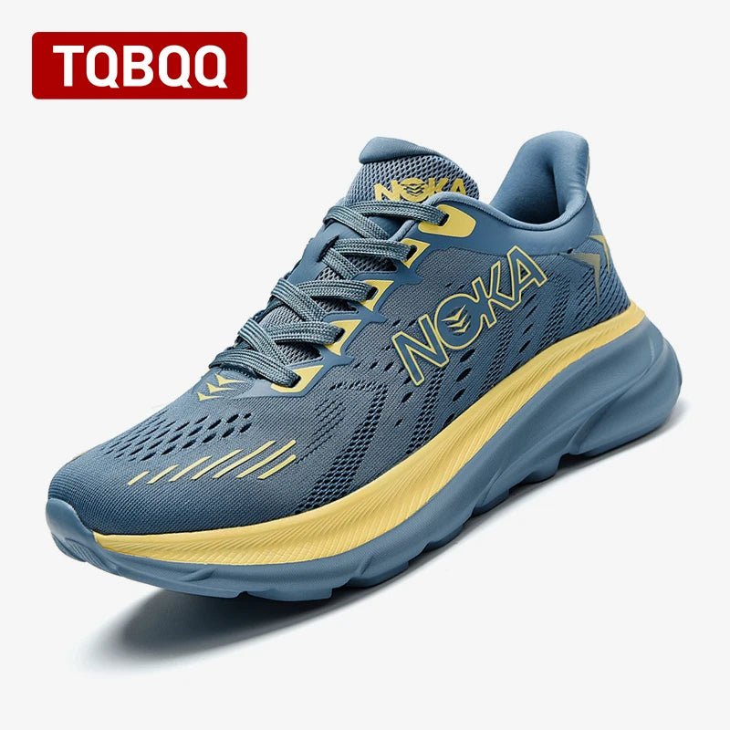 "Men's & Women's Lightweight Carbon Plate Running Shoes – Breathable, Air Cushion Support, Nonskid Elastic Athletic Sneakers for Marathon & Sports" by Luxe Ahmar – Available at LUXE AHMAR