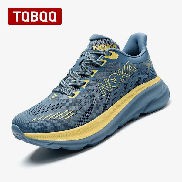 "Men's & Women's Lightweight Carbon Plate Running Shoes – Breathable, Air Cushion Support, Nonskid Elastic Athletic Sneakers for Marathon & Sports" by Luxe Ahmar – Available at LUXE AHMAR