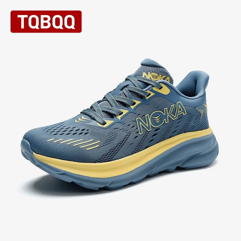 "Men's & Women's Lightweight Carbon Plate Running Shoes – Breathable, Air Cushion Support, Nonskid Elastic Athletic Sneakers for Marathon & Sports" by Luxe Ahmar – Available at LUXE AHMAR