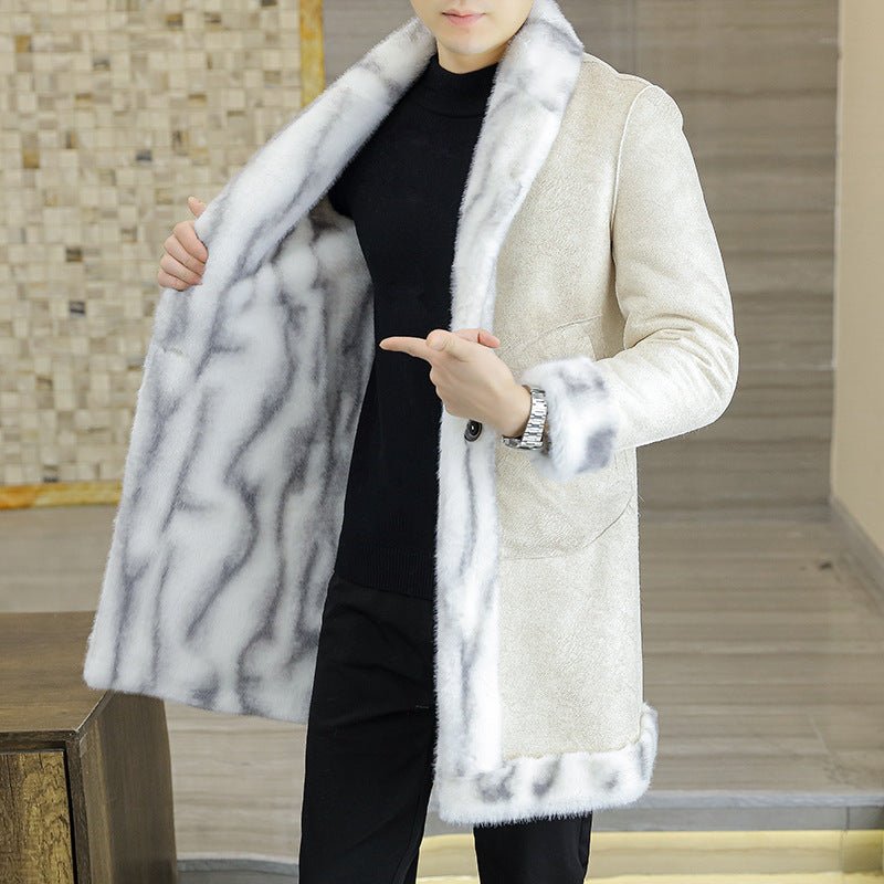 Mink Coat Men's Winter Fur Trend by LUXE AHMAR – Available at LUXE AHMAR