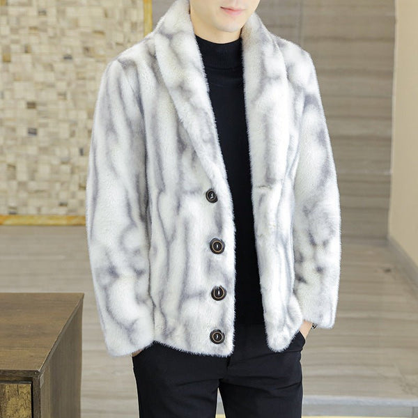 Mink Coat Men's Winter Fur Trend by LUXE AHMAR – Available at LUXE AHMAR