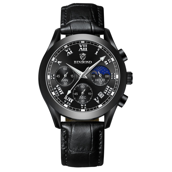 Multifunctional Sports Three Eyes And Six Needles Waterproof Luminous Men's Watch by LUXE AHMAR – Available at LUXE AHMAR