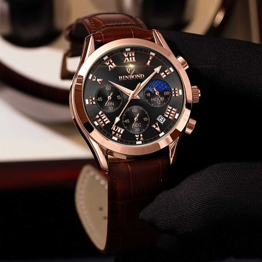 Multifunctional Sports Three Eyes And Six Needles Waterproof Luminous Men's Watch by LUXE AHMAR – Available at LUXE AHMAR