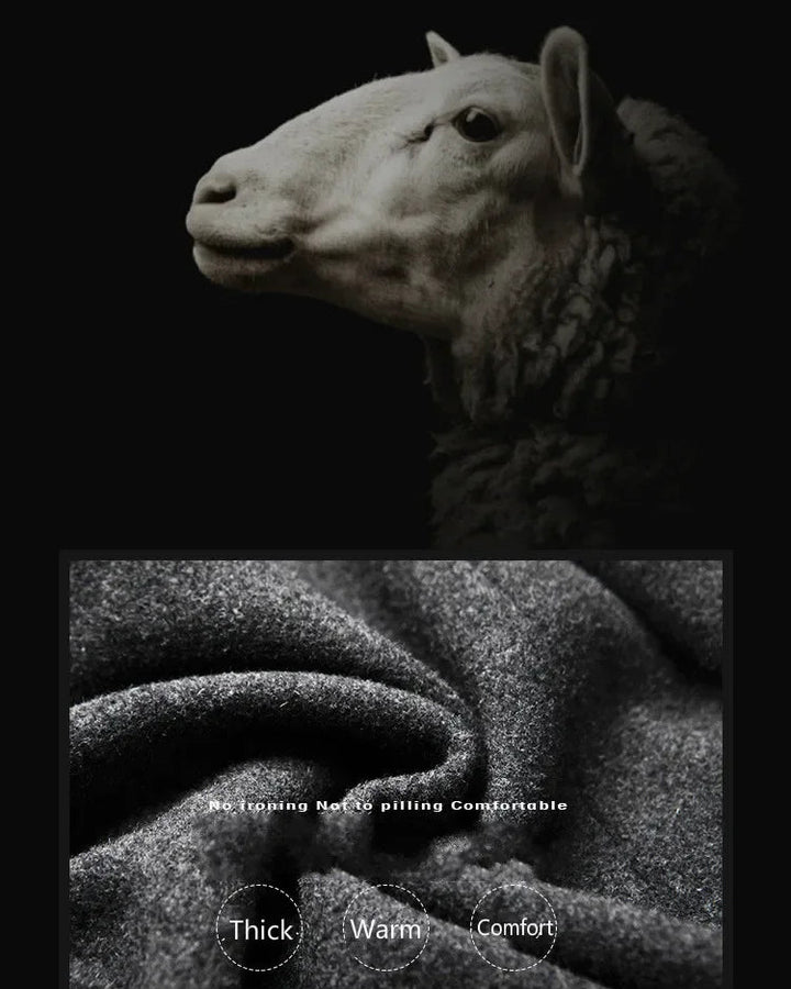 New Autumn Winter Woolen Coat for Men – Casual Slim Fit Windbreaker Mid - Length Cardigans Blends Jacket Coats (4XL - M) by Luxe Ahmar – Available at LUXE AHMAR