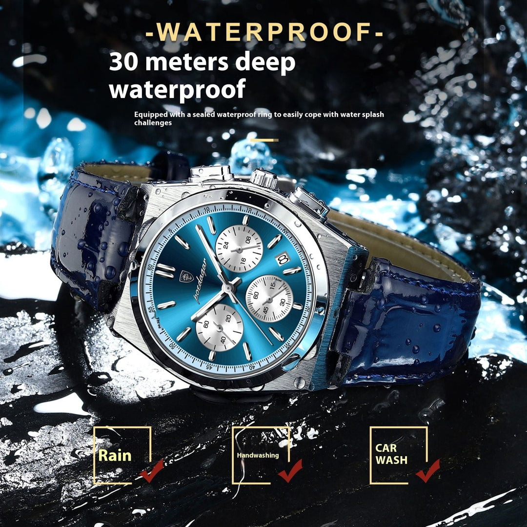 New Multi - functional Men's Watch Belt Ultra - thin Quartz Watch by LUXE AHMAR – Available at LUXE AHMAR