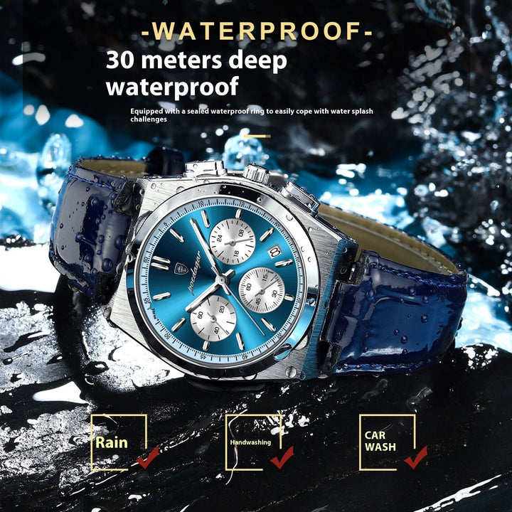 New Multi - functional Men's Watch Belt Ultra - thin Quartz Watch by LUXE AHMAR – Available at LUXE AHMAR