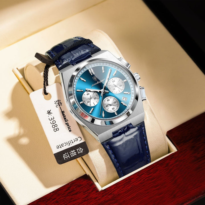 New Multi - functional Men's Watch Belt Ultra - thin Quartz Watch by LUXE AHMAR – Available at LUXE AHMAR