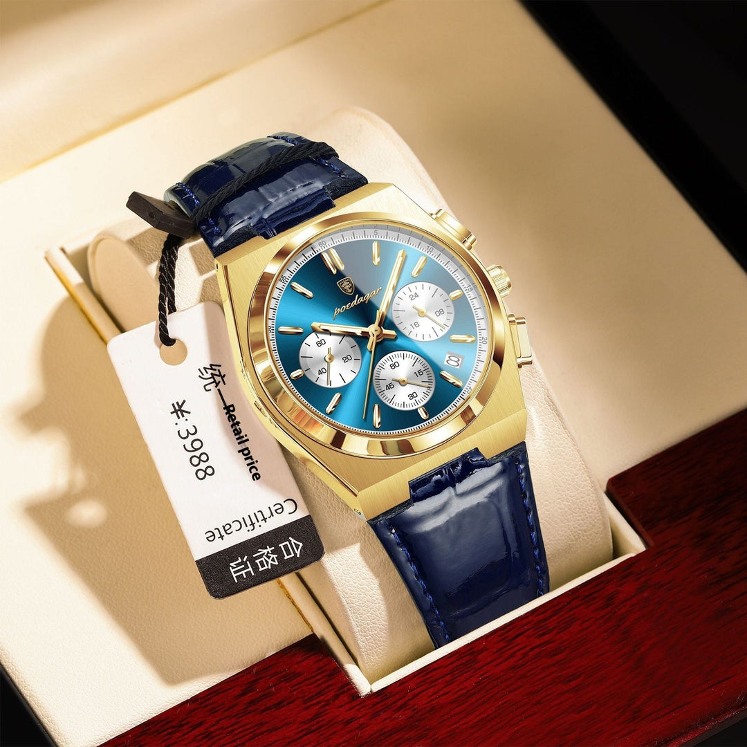 New Multi - functional Men's Watch Belt Ultra - thin Quartz Watch by LUXE AHMAR – Available at LUXE AHMAR