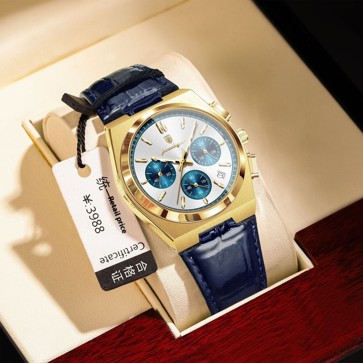 New Multi - functional Men's Watch Belt Ultra - thin Quartz Watch by LUXE AHMAR – Available at LUXE AHMAR