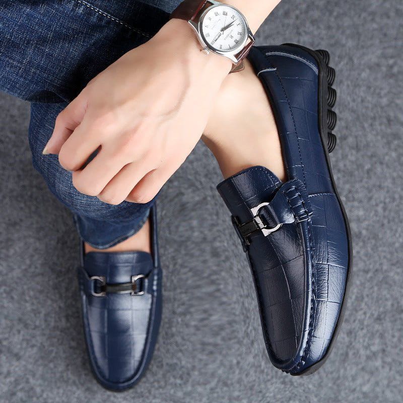 Newest Men Shoes Leather Genuine Casual Loafers Men by LUXE AHMAR – Available at LUXE AHMAR