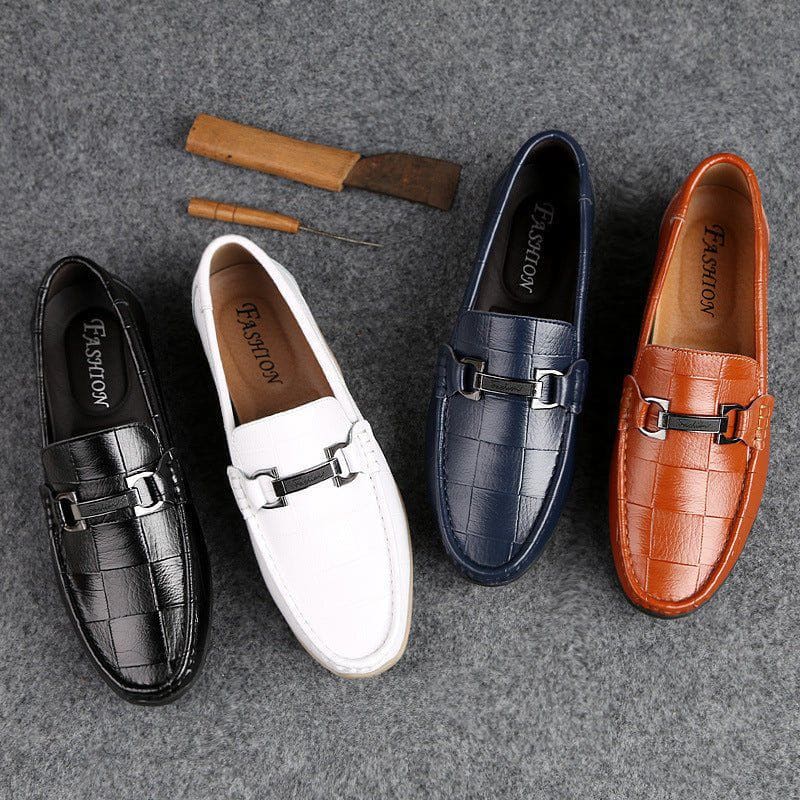 Newest Men Shoes Leather Genuine Casual Loafers Men by LUXE AHMAR – Available at LUXE AHMAR