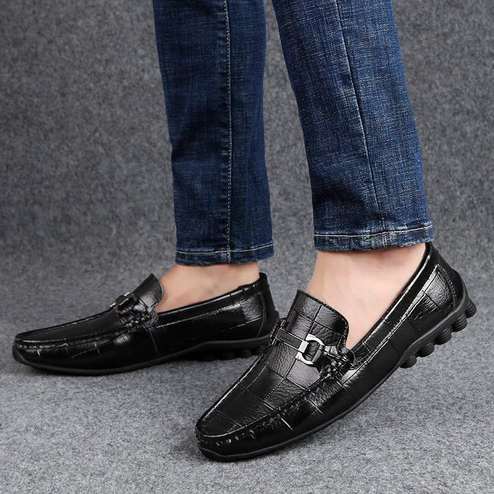 Newest Men Shoes Leather Genuine Casual Loafers Men by LUXE AHMAR – Available at LUXE AHMAR