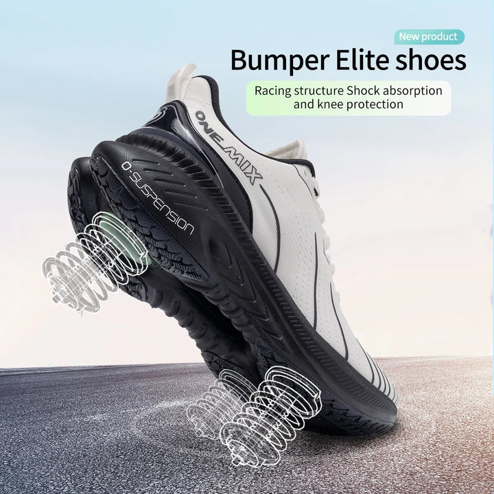 ONEMIX Cushioning Running Shoes for Heavy Runners – Lace - up Non - slip Outdoor Sports Sneakers for Men & Women by Luxe Ahmar – Available at LUXE AHMAR