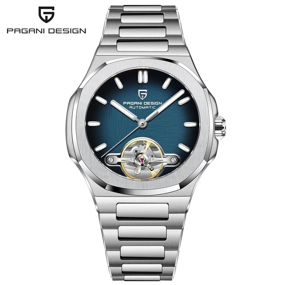 PAGANI DESIGN 2025 Rose Gold Men's Tourbillon Watch – Luxury Mechanical Automatic Timepiece with Sapphire Crystal by Luxe Ahmar – Available at LUXE AHMAR