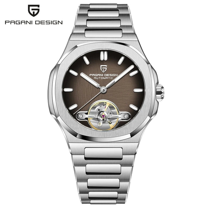 PAGANI DESIGN 2025 Rose Gold Men's Tourbillon Watch – Luxury Mechanical Automatic Timepiece with Sapphire Crystal by Luxe Ahmar – Available at LUXE AHMAR