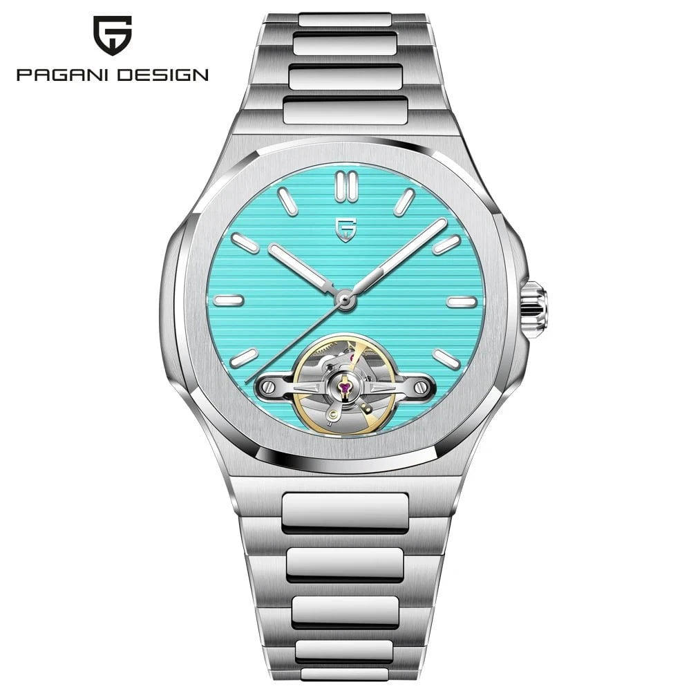 PAGANI DESIGN 2025 Rose Gold Men's Tourbillon Watch – Luxury Mechanical Automatic Timepiece with Sapphire Crystal by Luxe Ahmar – Available at LUXE AHMAR