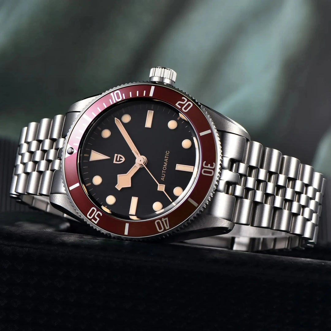 PAGANI DESIGN PD - 1812 2025 Automatic Mechanical Watch for Men – NH35A Movement, 100M Waterproof, Sapphire Glass, Stainless Steel Luxury Wristwatch by Luxe Ahmar – Available at LUXE AHMAR