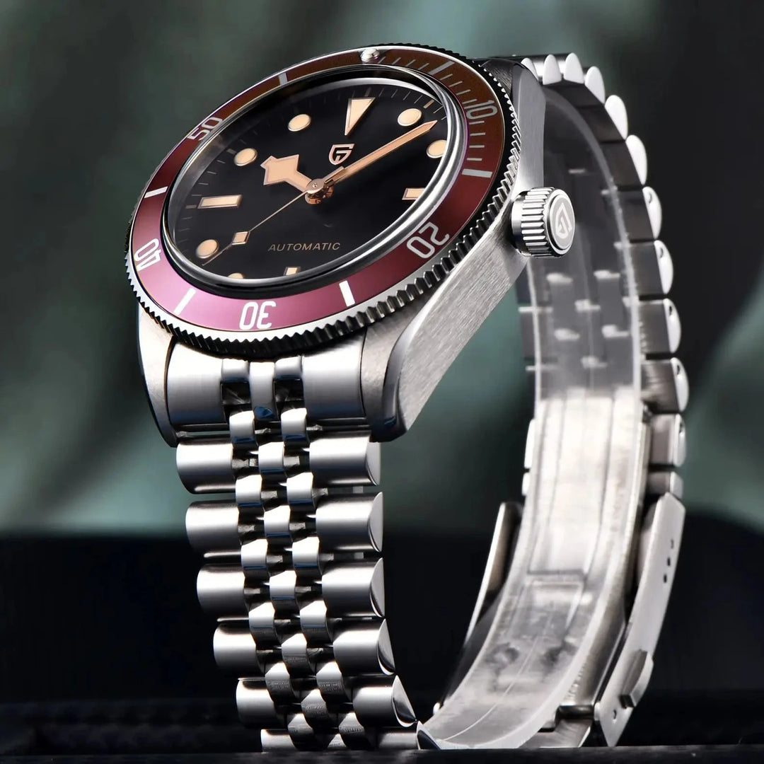 PAGANI DESIGN PD - 1812 2025 Automatic Mechanical Watch for Men – NH35A Movement, 100M Waterproof, Sapphire Glass, Stainless Steel Luxury Wristwatch by Luxe Ahmar – Available at LUXE AHMAR