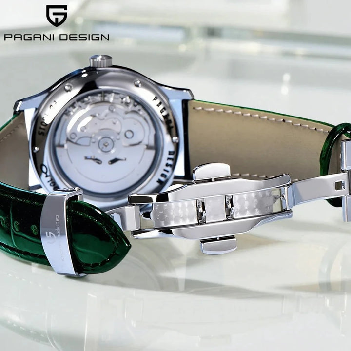 PAGANI DESIGN PD - YS015 Men's Automatic Skeleton Watch – Waterproof Mechanical Timepiece with Sapphire Crystal & Multi - Time Zone Display by Luxe Ahmar – Available at LUXE AHMAR