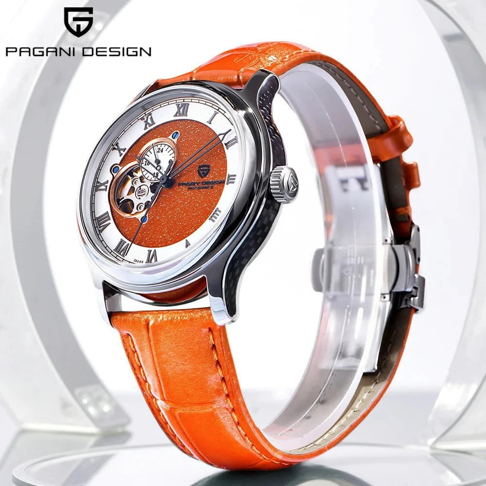 PAGANI DESIGN PD - YS015 Men's Automatic Skeleton Watch – Waterproof Mechanical Timepiece with Sapphire Crystal & Multi - Time Zone Display by Luxe Ahmar – Available at LUXE AHMAR