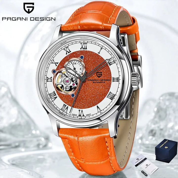 PAGANI DESIGN PD - YS015 Men's Automatic Skeleton Watch – Waterproof Mechanical Timepiece with Sapphire Crystal & Multi - Time Zone Display by Luxe Ahmar – Available at LUXE AHMAR