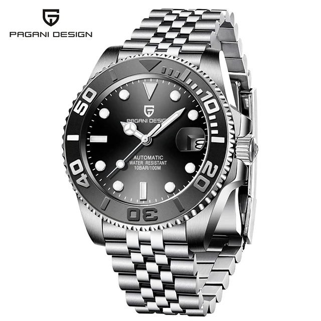 PAGANI DESIGN V3 New Luxury Men's Mechanical Watch – 120 Clicks, 40MM AR Coated Sapphire Glass, Automatic Movement by Luxe Ahmar – Available at LUXE AHMAR