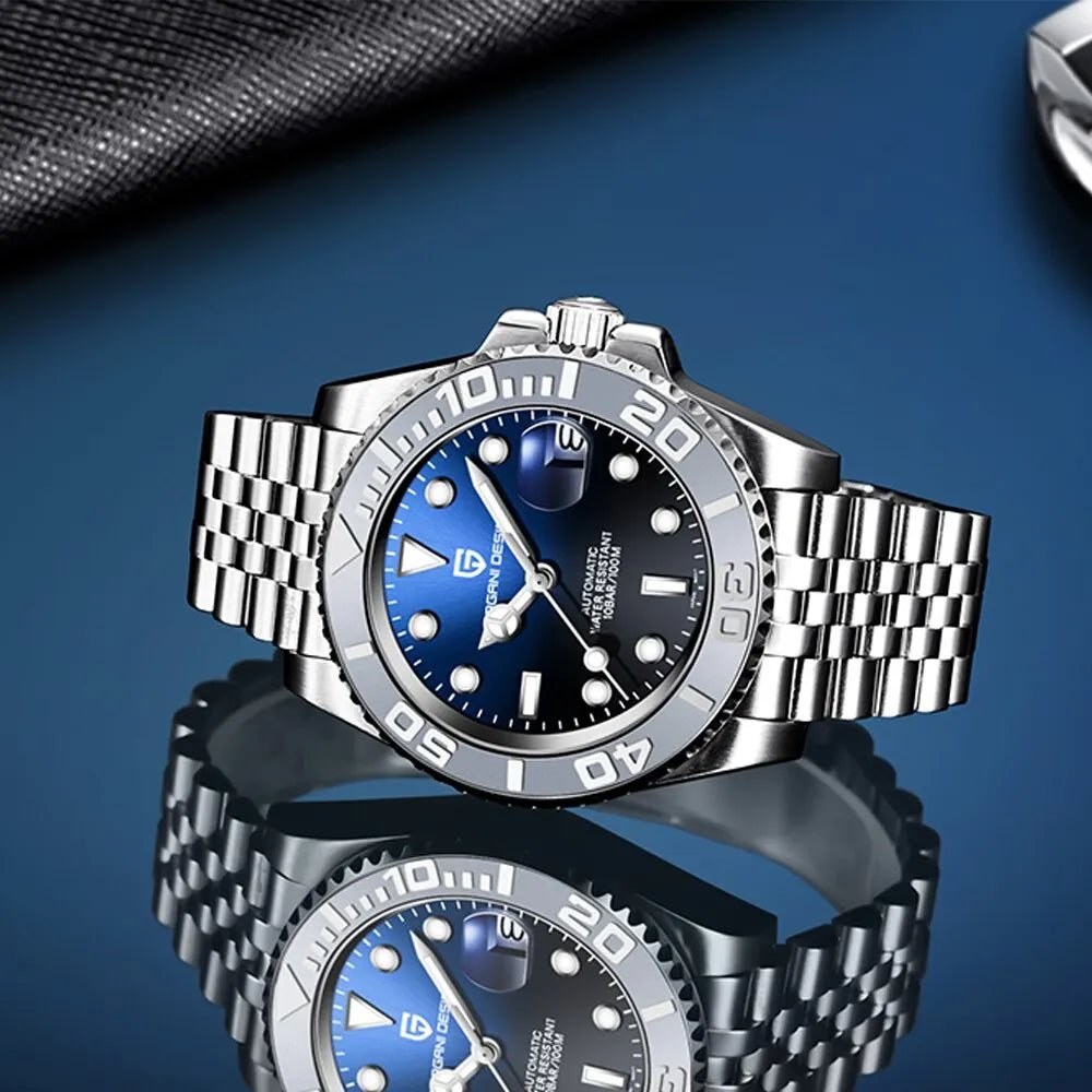 PAGANI DESIGN V3 New Luxury Men's Mechanical Watch – 120 Clicks, 40MM AR Coated Sapphire Glass, Automatic Movement by Luxe Ahmar – Available at LUXE AHMAR