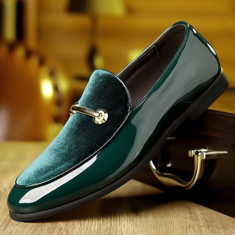 Plus Size Men’s Formal Business Leather Shoes – Pointed Toe British Style Casual Dress Shoes with Decorative Details by LUXE AHMAR – Available at LUXE AHMAR