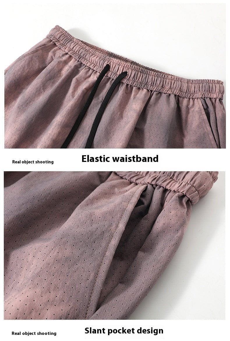 Plus - Size Men's Ice Silk Two - Piece Set – Short Sleeve Shirt & Shorts by LUXE AHMAR – Available at LUXE AHMAR