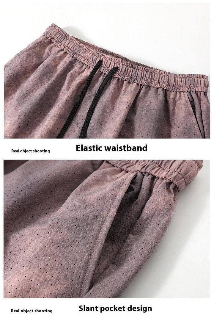 Plus - Size Men's Ice Silk Two - Piece Set – Short Sleeve Shirt & Shorts by LUXE AHMAR – Available at LUXE AHMAR