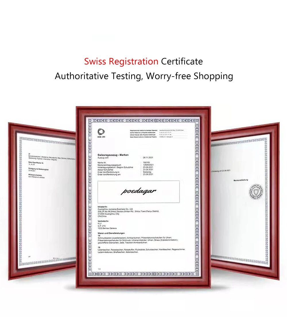 POEDAGAR Men's Luxury Sports Quartz Watch - Waterproof Chronograph with Luminous Hands & Leather Strap by Luxe Ahmar – Available at LUXE AHMAR