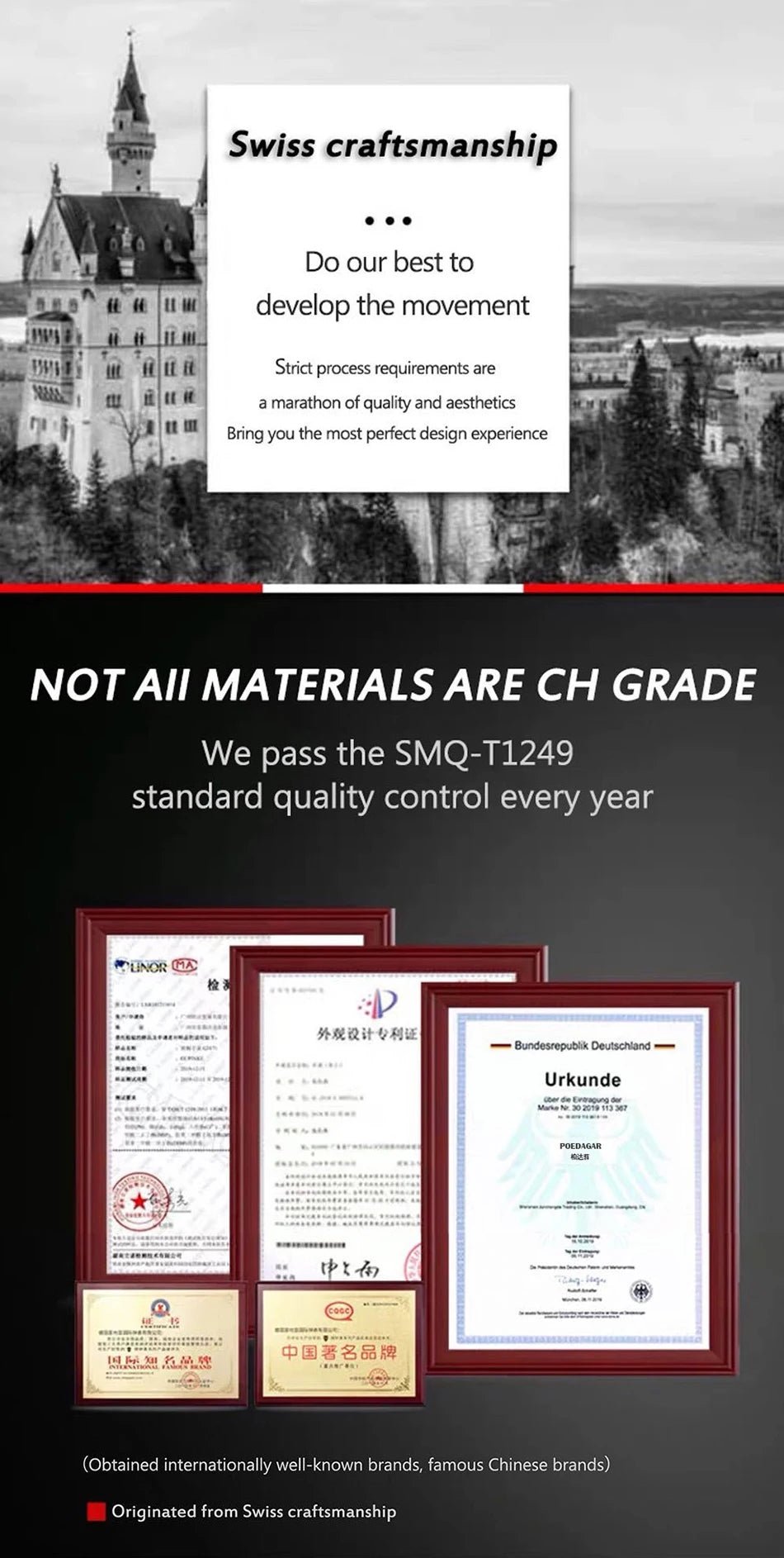 POEDAGAR Men's Luxury Sports Quartz Watch - Waterproof Chronograph with Luminous Hands & Leather Strap by Luxe Ahmar – Available at LUXE AHMAR