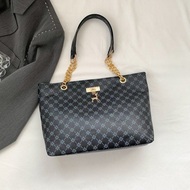 Retro Commuter Texture Chain Shoulder Bag For Women Spring by LUXE AHMAR – Available at LUXE AHMAR