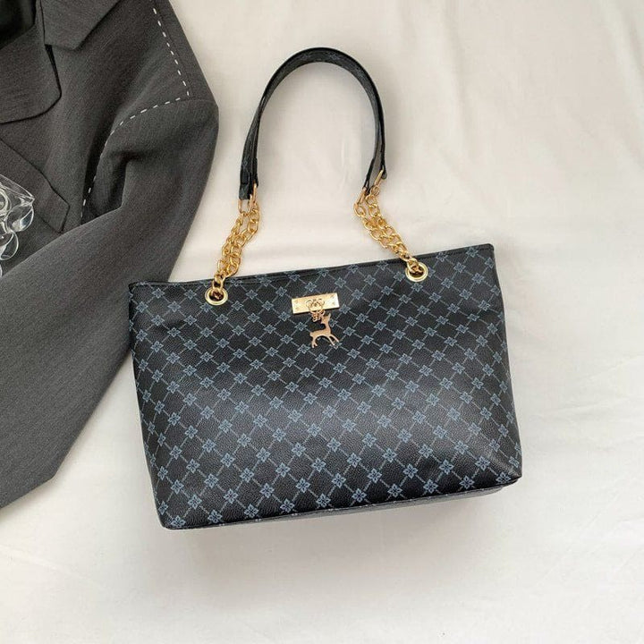 Retro Commuter Texture Chain Shoulder Bag For Women Spring by LUXE AHMAR – Available at LUXE AHMAR