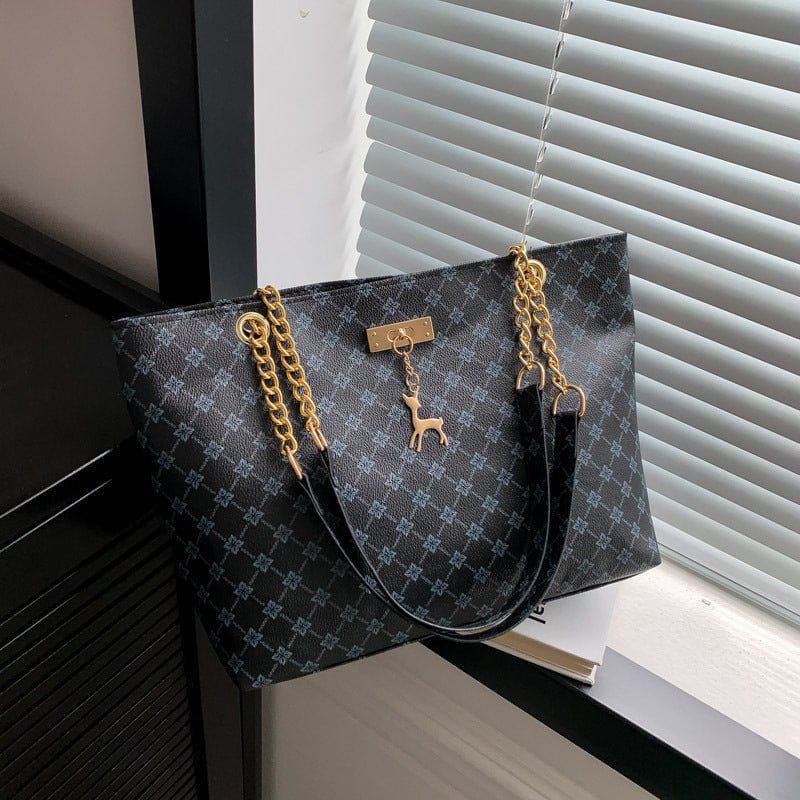 Retro Commuter Texture Chain Shoulder Bag For Women Spring by LUXE AHMAR – Available at LUXE AHMAR