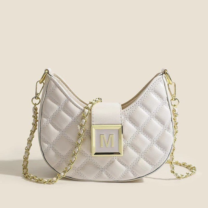 Rhombus Texture Chain Shoulder Bag - High - End Fashion Crossbody by LUXE AHMAR – Available at LUXE AHMAR